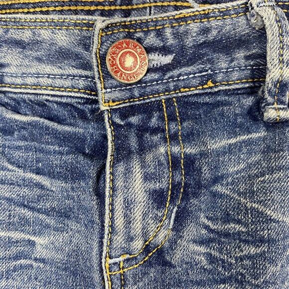 Armani Exchange medium wash denim mini skirt. size 4. - Picture 3 of 7